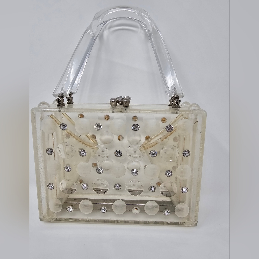 Vintage Lucite Box Purse